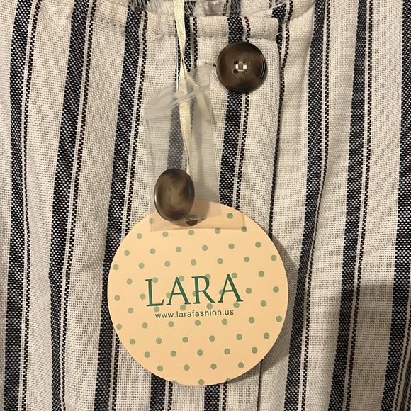 Cotton Blend Button Down Dress - Picture 5 of 6